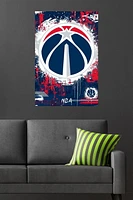 NBA Washington Wizards - Maximalist Logo 23 Wall Poster, 22.375" x 34"
