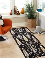 ECARPET Washable Boho Chic Area Rug for Bedroom, Living Room, Kids Nursery