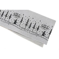 Chemin De Table En Tapisserie Let It Snow 36" - Ensemble De 2