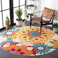 SAFAVIEH Cabana Quincy Tapis Floral Extérieur