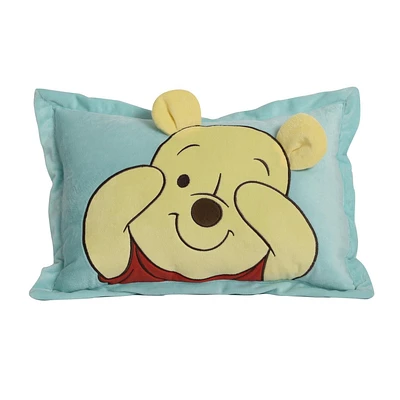 Disney Winnie the Pooh Coussin décoratif de chambre de bébé, 12 x 16 pouces