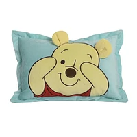 Disney Winnie the Pooh Coussin décoratif de chambre de bébé, 12 x 16 pouces