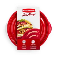 Rubbermaid Takealongs Shallow Bowls, Pack of 3