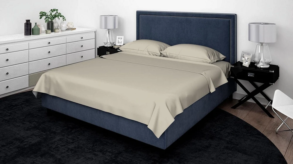 Johnson Home 600 TC Bed Sheet Set - 100% Cotton Sheets