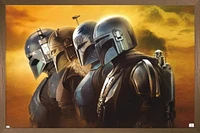 Star Wars: The Mandalorian Season 3 - Helmets Wall Poster, 22.375" x 34"