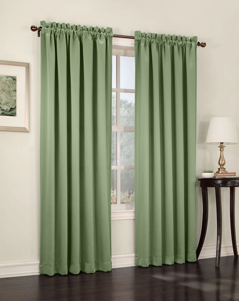 Sun Zero Madrid Rod Pocket Curtain