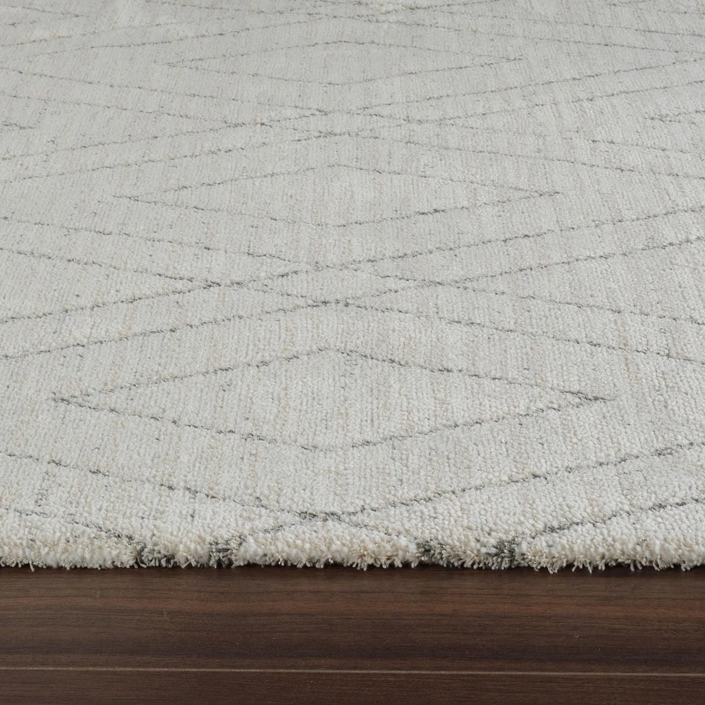 Rug Branch Casa Abstract Indoor Area Rug, Beige Grey, Boho - Entryway, Hallway, Bathroom