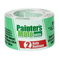 Ruban de peintre Painter’s Mate GreenMD – Vert 36 mm x 50 m, Paquet de 2