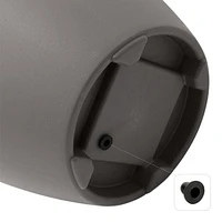 24" Madison Jardinière, Anthracite 14" Round Ronde, 25.6L