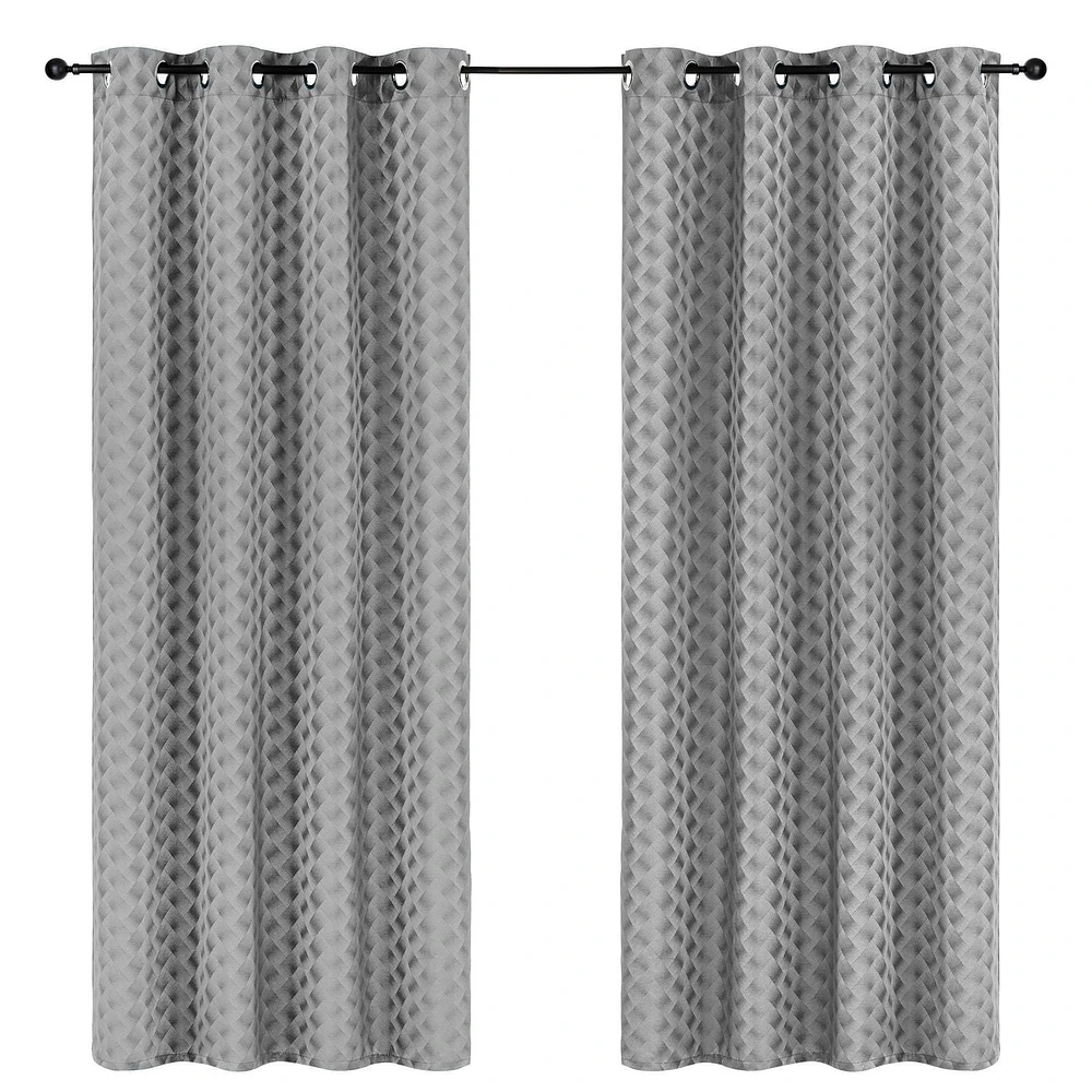 Safdie & Co. Rideau 84L Tissé Jacquard Brayden Gris