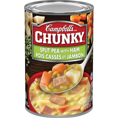 Campbell's® Chunky® Split Pea with Ham Ready to Serve Soup, Shelf Stable, Ready to serve soup 515 mL