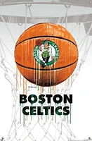 NBA Boston Celtics - Drip Ball 20 Wall Poster, 22.375" x 34" Framed