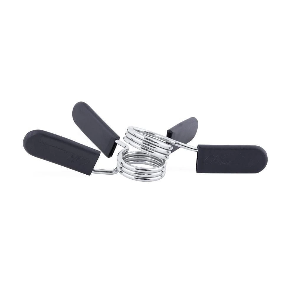 CAP Barbell 1" Standard Chrome Spring Clip Collars, Pair