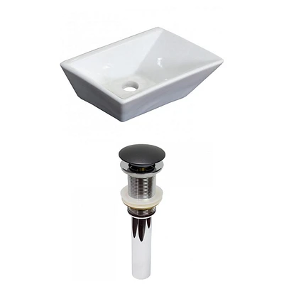 American Imaginations AI- 12 po W au-dessus du navire blanc de compteur pour le perçage de support de plate-forme de bâti de plate-forme