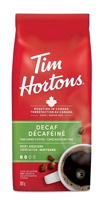 Tim Hortons Fine Grind Decaffeinated Coffee, 300 g