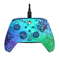 PDP REMATCH Advanced Wired Controller: Glitch Green - Xbox Series X|S, Xbox One, & Windows 10/11, PDP RMTCH W CNTRL: Glitch Grn