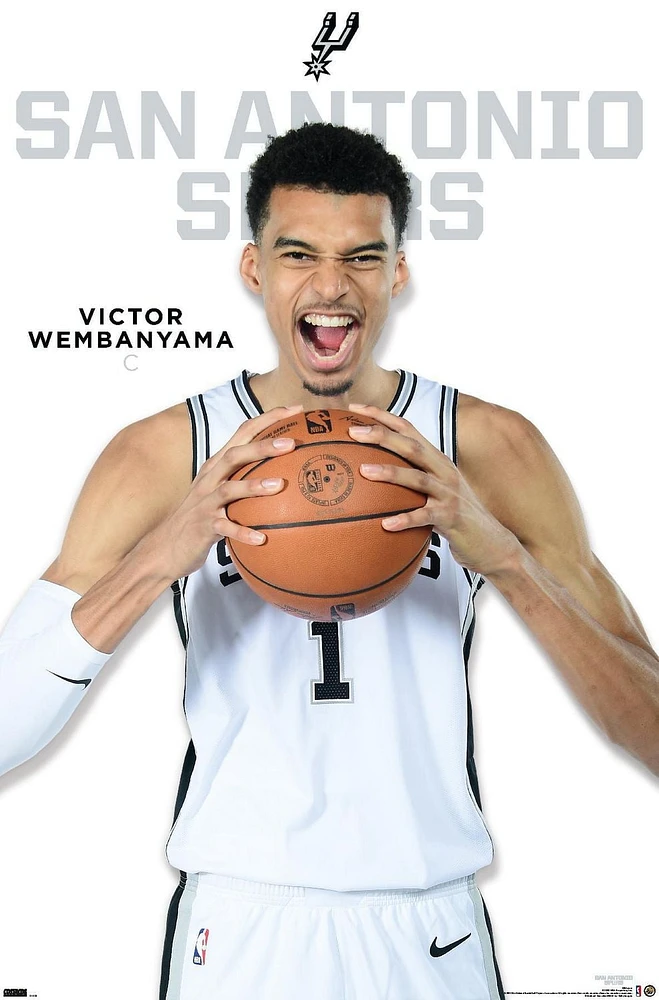 NBA San Antonio Spurs - Victor Wembanyama Feature Series 23 Wall Poster, 22.375" x 34"