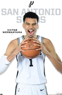 NBA San Antonio Spurs - Victor Wembanyama Feature Series 23 Wall Poster, 22.375" x 34"