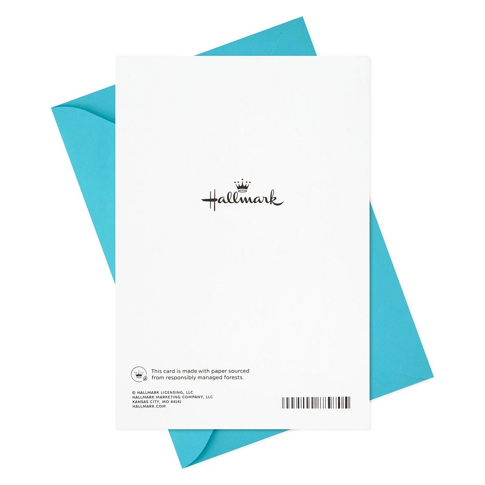 Carte de félicitations, Hallmark (Flûte à champagne, « Cheers »)