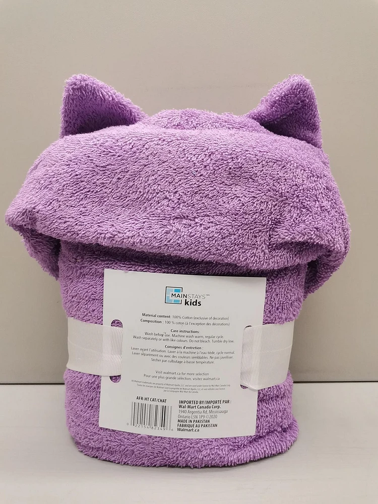 HOODED TOWEL CAT