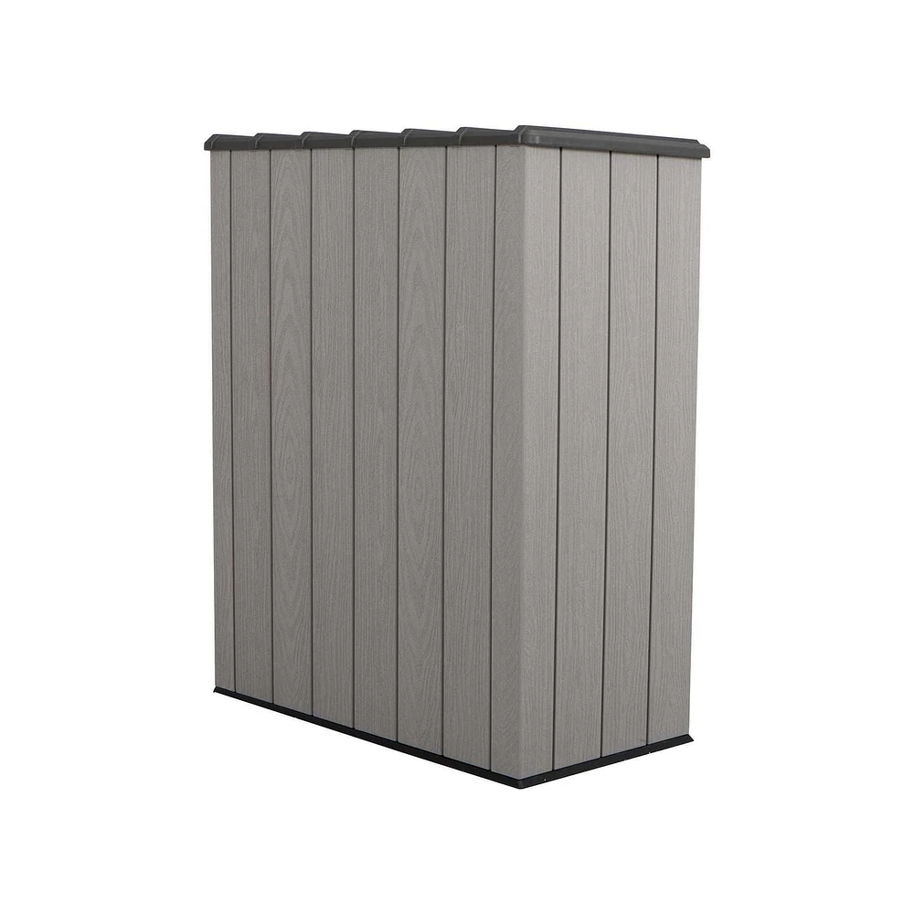 LIFETIME - Remise verticale de 53 pieds cubes avec finition Rough Cut