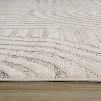 Rug Branch Astra Modern Indoor Area Rug, Cream Beige, Geometric - Living Room, Bedroom, Dining Room