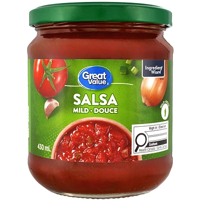 Great Value Mild Salsa, 430 mL