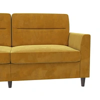 Novogratz Concord Sofa, jaune moutarde