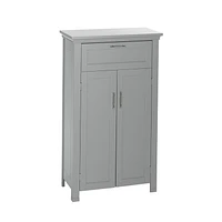 Somerset Collection Maison RiverRidge® Armoire sur pieds à une porte, 23,6 po. (larg) x 40,25 po. (haut) x 11,81 po. (prof), gris