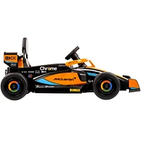 Voiture de course McLaren F1, batterie de 12v, jouet porteur pour les enfants de Huffy, noir