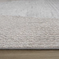 Rug Branch Cadence Abstract Indoor Area Rug, Beige Cream, Modern - Living Room, Bedroom, Dining Room, and Kitchen<br>