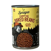 Sprague Campfire Baked Beans with Canadian Whisky, Campfire Baked Beans