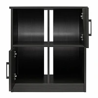 Ollie & Hutch Dory 10/20 Gallon Aquarium or Terrarium Tank Stand, Black Oak
