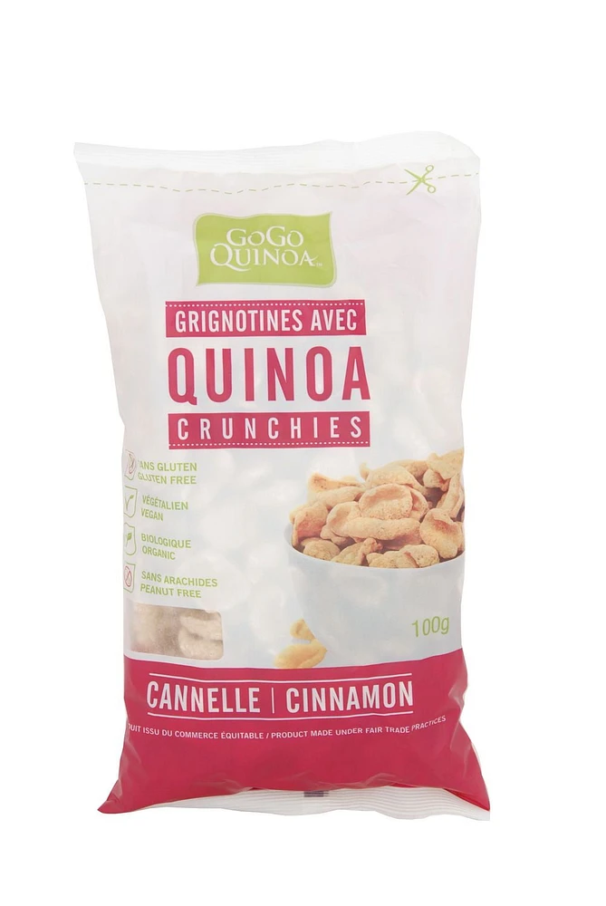 GoGo Quinoa Grignotines Avec Quinoa Cannelle