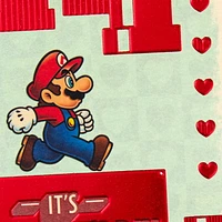 Hallmark Pack of 4 Super Mario Valentines Day Cards (Next Level)