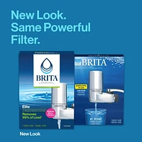 Système de filtration d’eau sur robinet Brita, fini chromé Système de filtration
