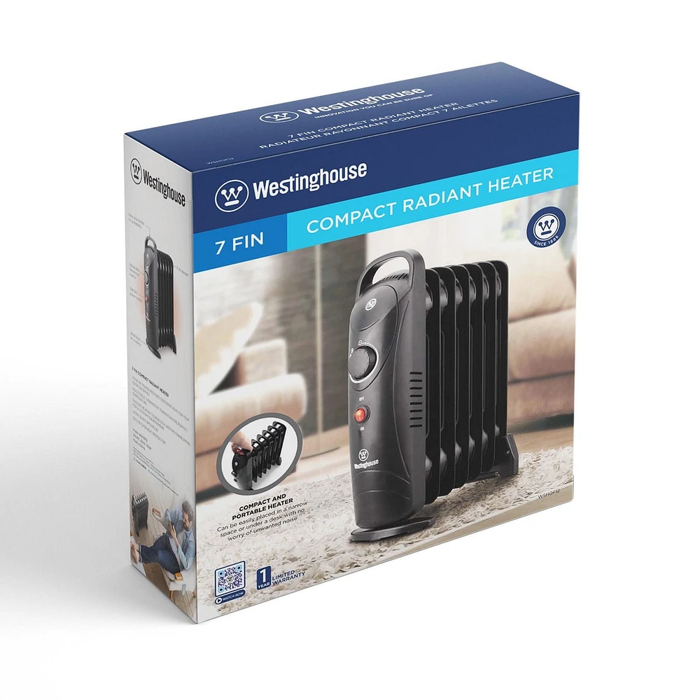 Westinghouse 7 Fin Compact Radiant Heater