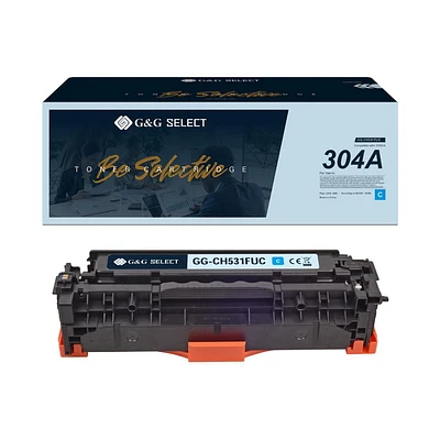 G&G Select HP CC531A Remanufactured Cyan Toner Cartridge