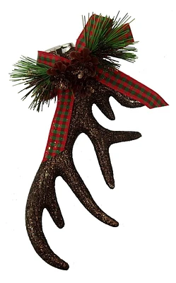 Holiday Times Brown Antler Clip