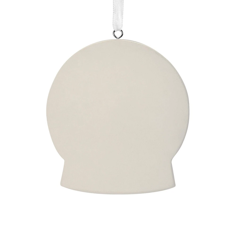 Décoration Hallmark de Noël (Boule à neige, maison de pain d'épices, 2024, céramique)