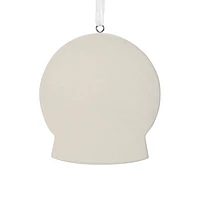 Décoration Hallmark de Noël (Boule à neige, maison de pain d'épices, 2024, céramique)