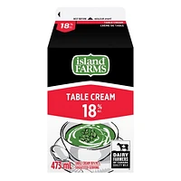 Island Farms by Natrel 18% Table Cream, 473 mL