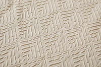 Chaps Shower Curtains with Hooks - Linen Textured Waterproof Curtain 10 Easy-slide Hooks