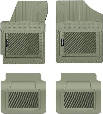 PantsSaver Custom Fit Car Floor Mats for Honda Ridgeline 2018-2023 All Weather Protection (Grey)