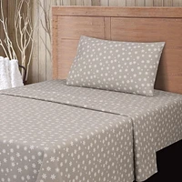 Holiday Flannel Sheet Set, Botanical
