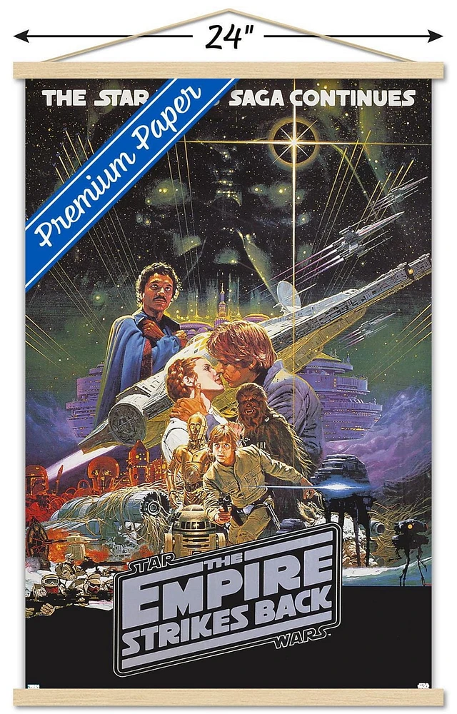 Star Wars: The Empire Strikes Back - Kiss One Sheet Wall Poster, 22.375" x 34"