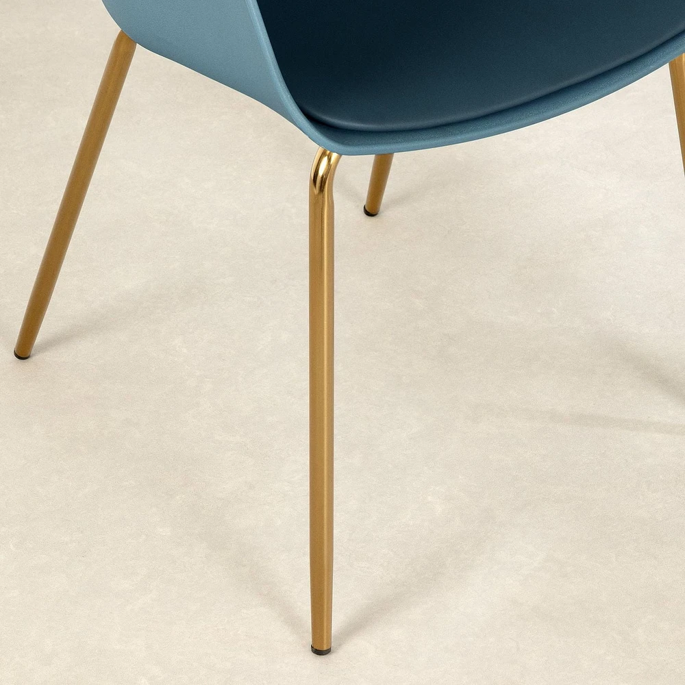 Dining Chair with Metal Legs - Set of 2 from the collection Flam South Shore