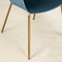 Dining Chair with Metal Legs - Set of 2 from the collection Flam South Shore