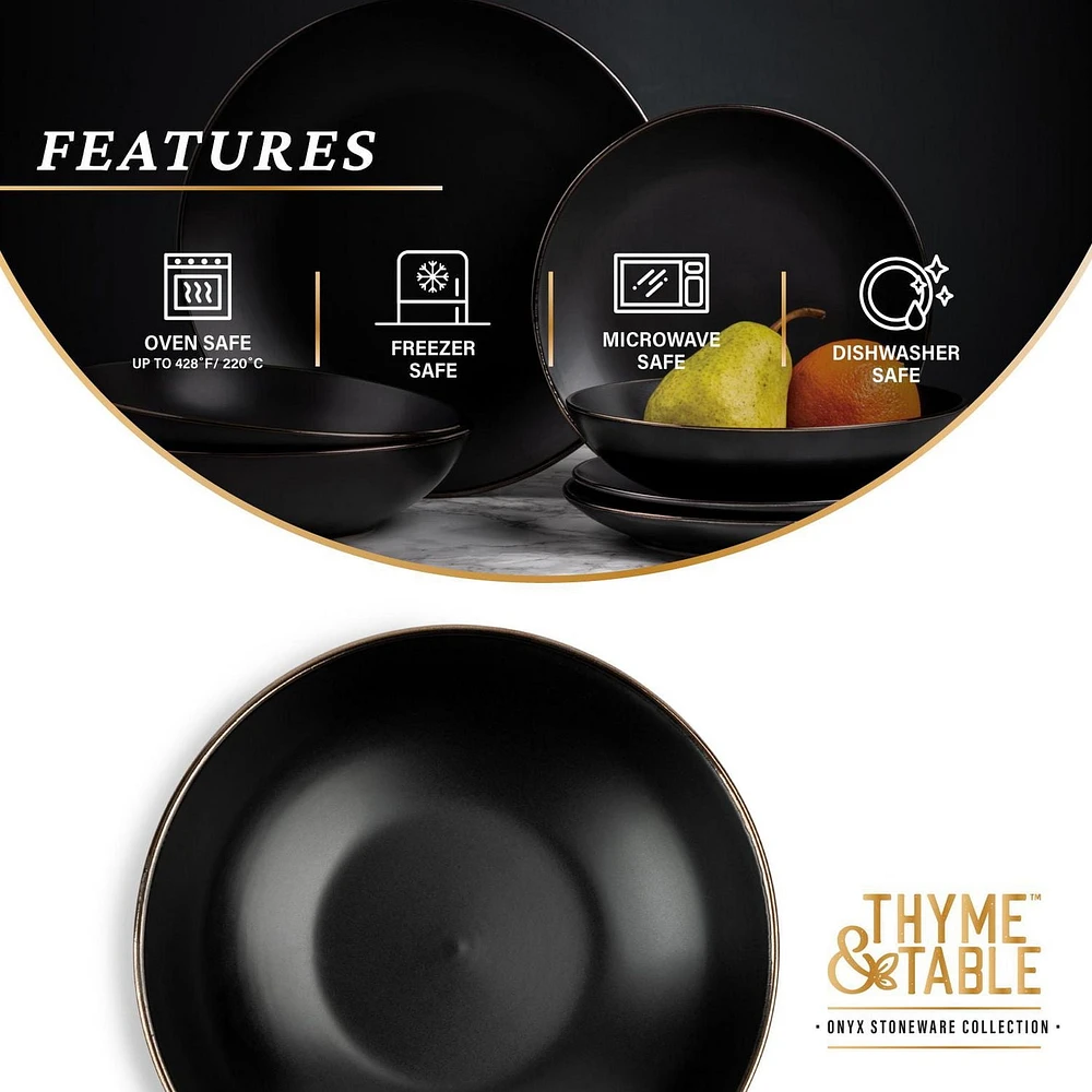 Bol à Soupe Thym & Onyx de Table