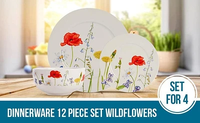 Safdie & Co. Ensemble Diner Fleurs Sauvages 12MCX